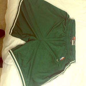 Celtics basketball shorts XL